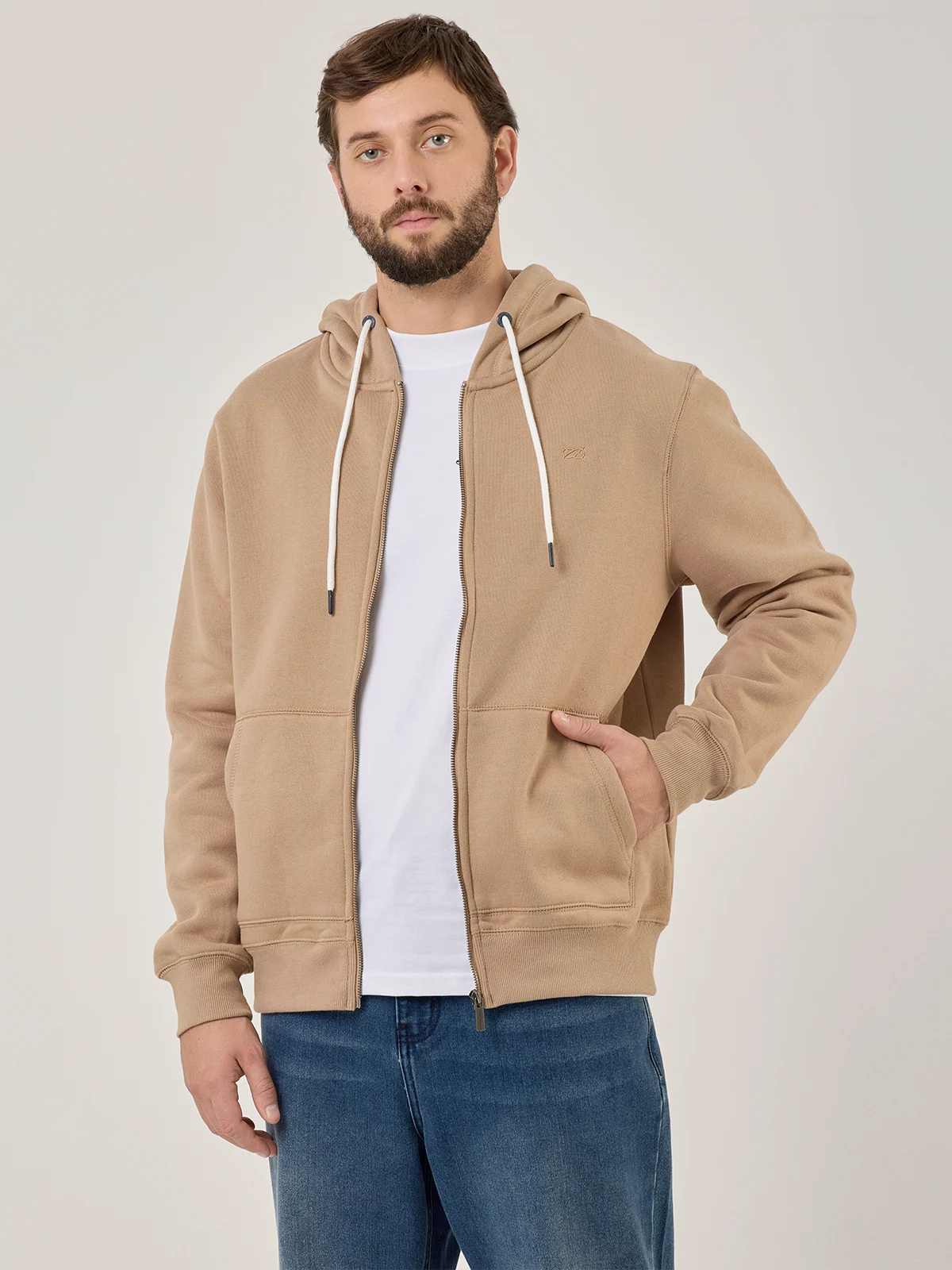 POLERA HOMBRE NAVIGATA FULL ZIPPER - 1