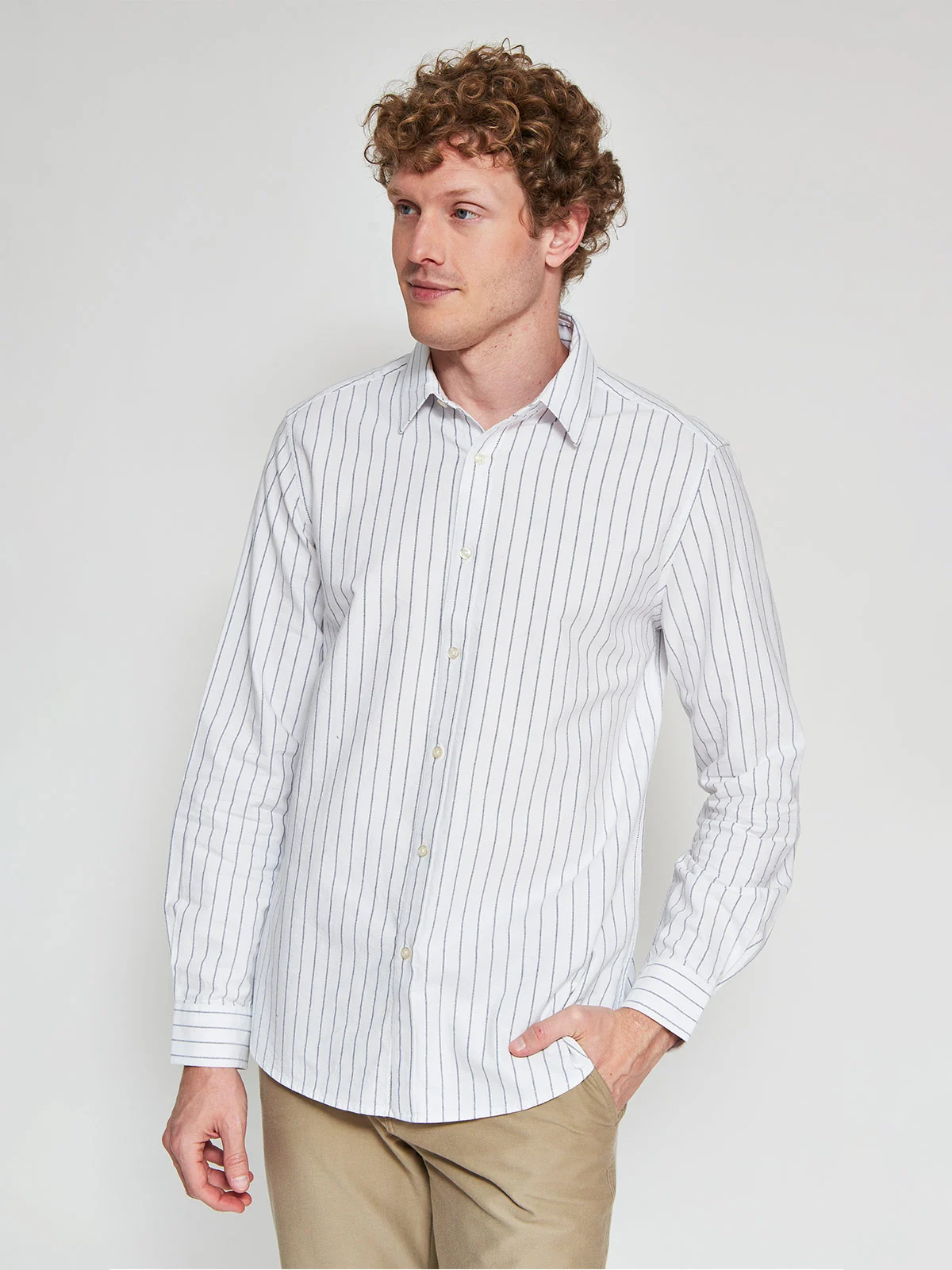 CAMISA MANGA LARGA ALGODÓN HOMBRE CACHAREL - 1