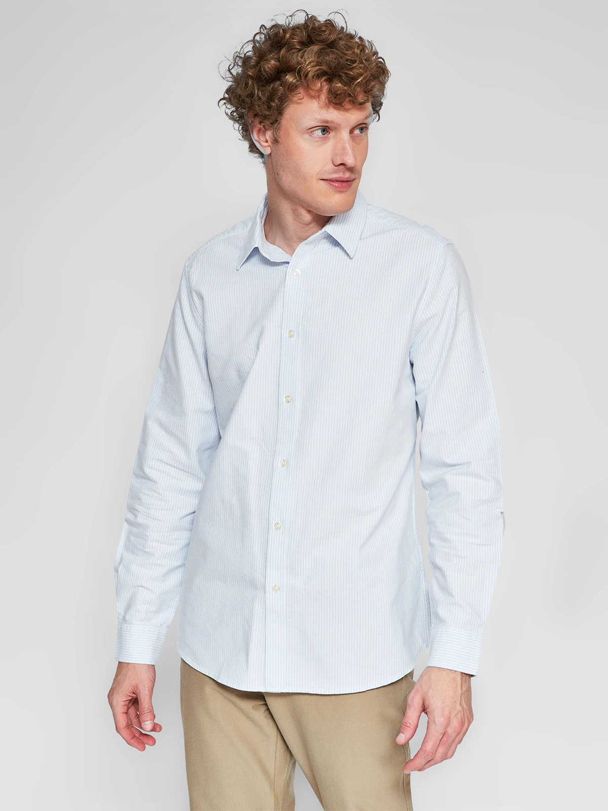 CAMISA MANGA LARGA ALGODÓN HOMBRE CACHAREL - 1