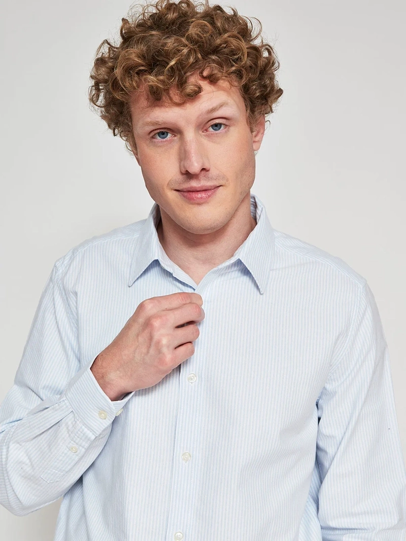 CAMISA MANGA LARGA ALGODÓN HOMBRE CACHAREL - 3