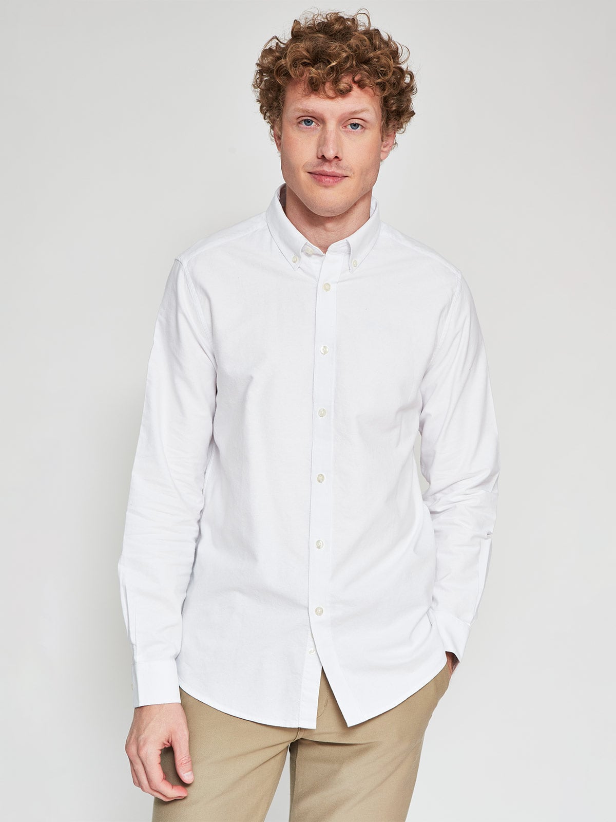 CAMISA MANGA LARGA ALGODÓN HOMBRE CACHAREL - 1