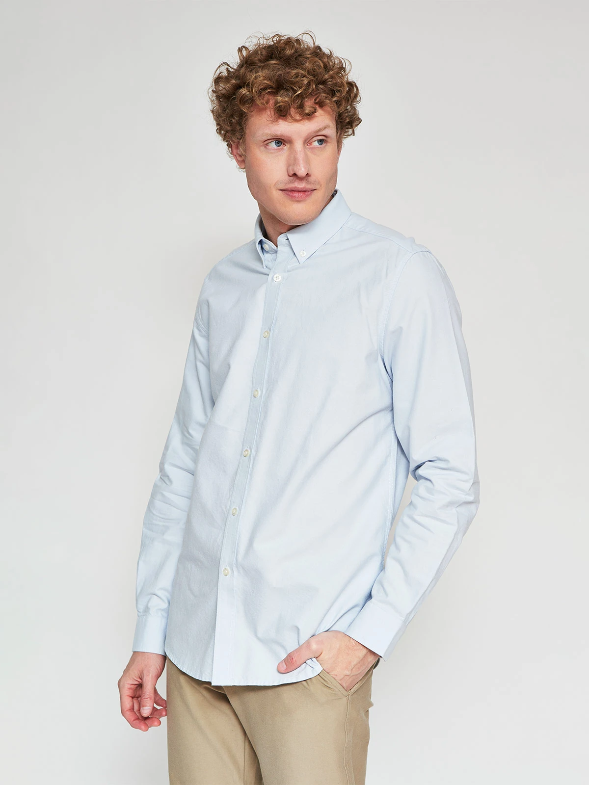 CAMISA MANGA LARGA ALGODÓN HOMBRE CACHAREL - 1