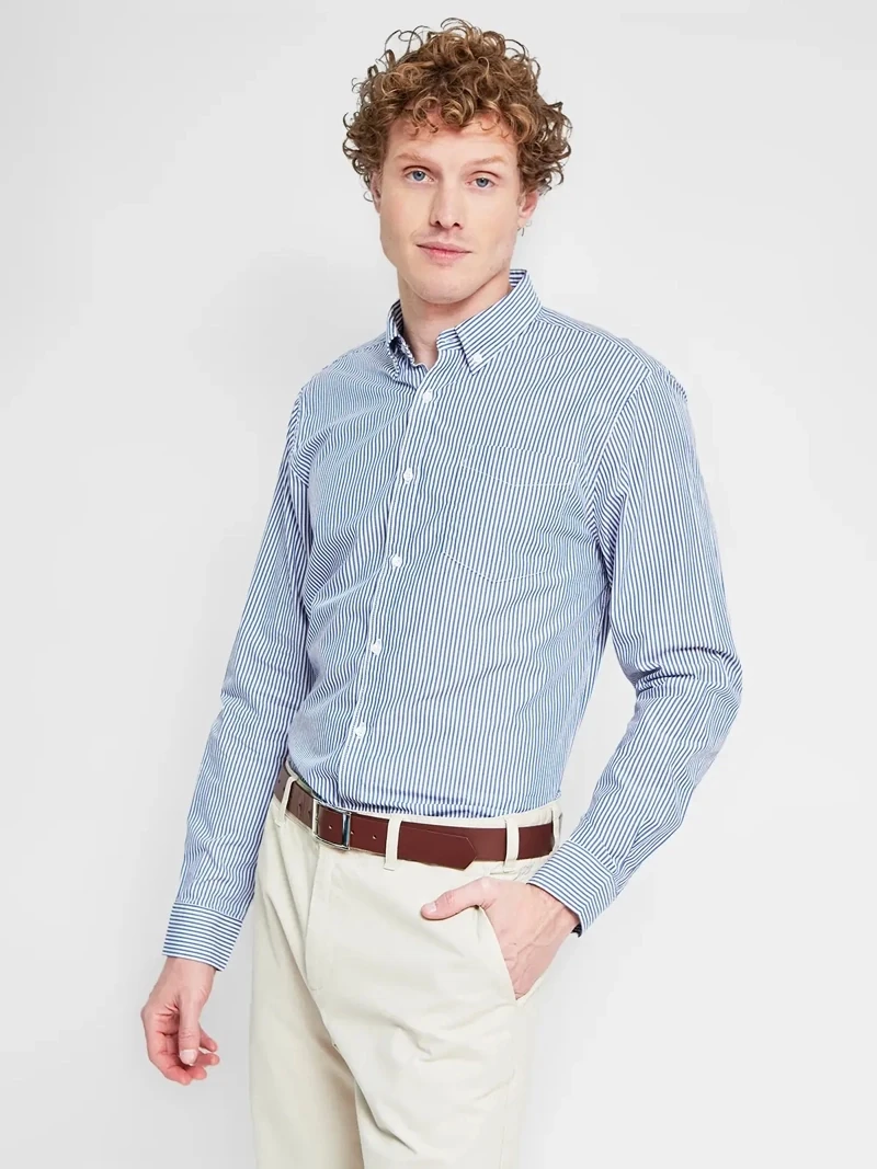 CAMISA MANGA LARGA ALGODÓN HOMBRE NAVIGATA - 1