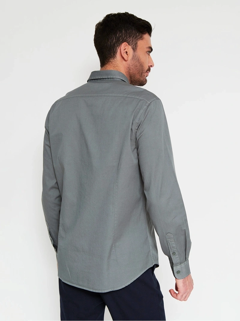 CAMISA MANGA LARGA ALGODÓN HOMBRE CACHAREL - 2