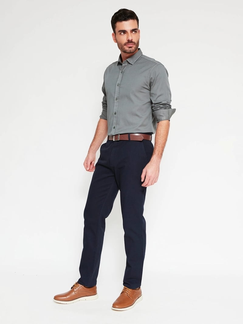 CAMISA MANGA LARGA ALGODÓN HOMBRE CACHAREL - 4