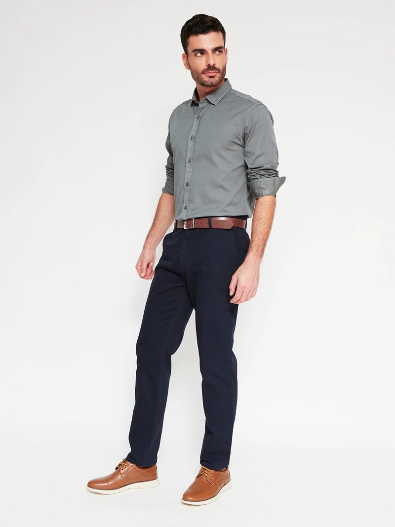 CAMISA MANGA LARGA ALGODÓN HOMBRE CACHAREL - 4