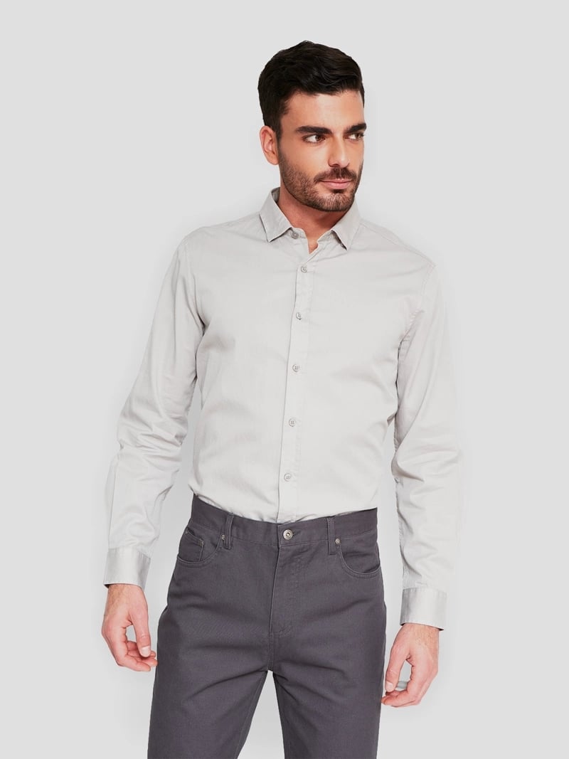 CAMISA MANGA LARGA ALGODÓN HOMBRE CACHAREL - 1