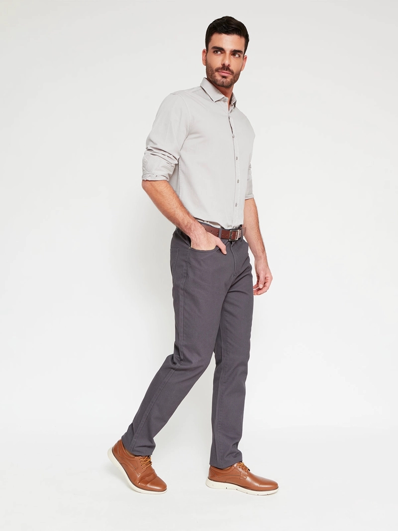 CAMISA MANGA LARGA ALGODÓN HOMBRE CACHAREL - 4