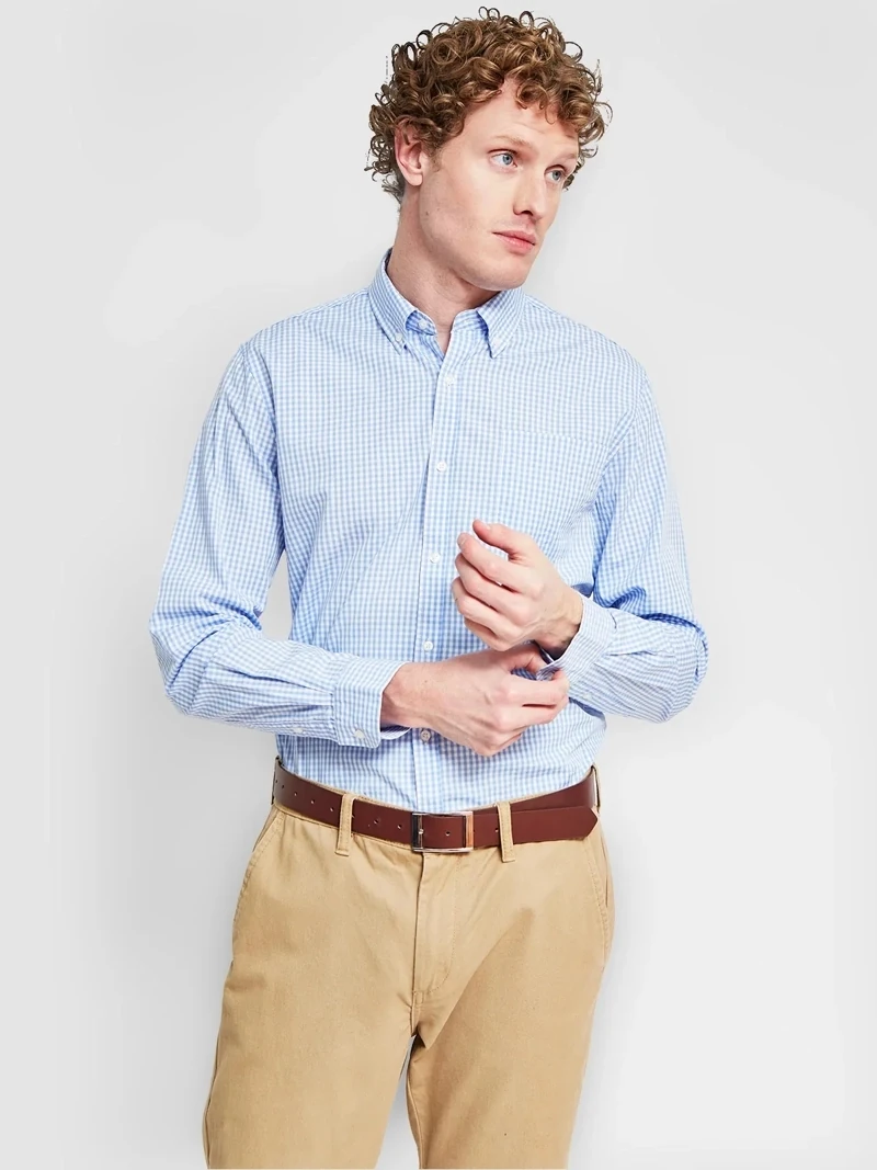 CAMISA MANGA LARGA ALGODÓN HOMBRE NAVIGATA - 1