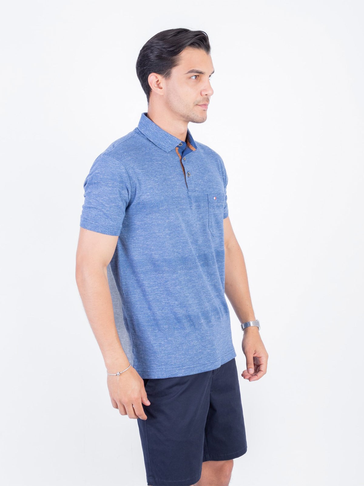 POLO MANGA CORTA HOMBRE PIERRE CARDIN LINEN COLLECTION - 3