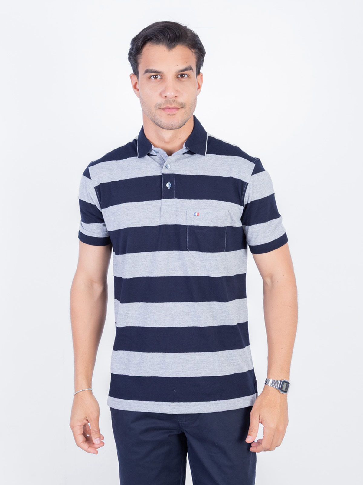 POLO MANGA CORTA HOMBRE PIERRE CARDIN JERSEY - 1