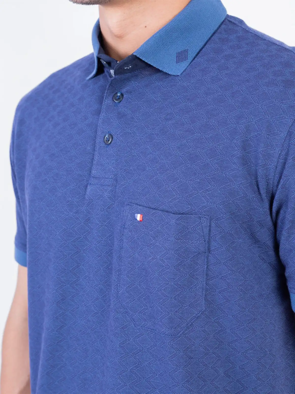 POLO MANGA CORTA HOMBRE PIERRE CARDIN JACQUARD - 3