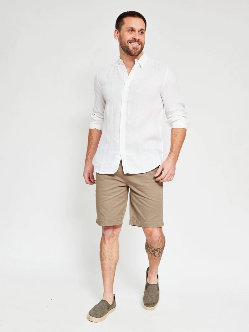 CAMISA MANGA LARGA LINO HOMBRE CACHAREL - 4