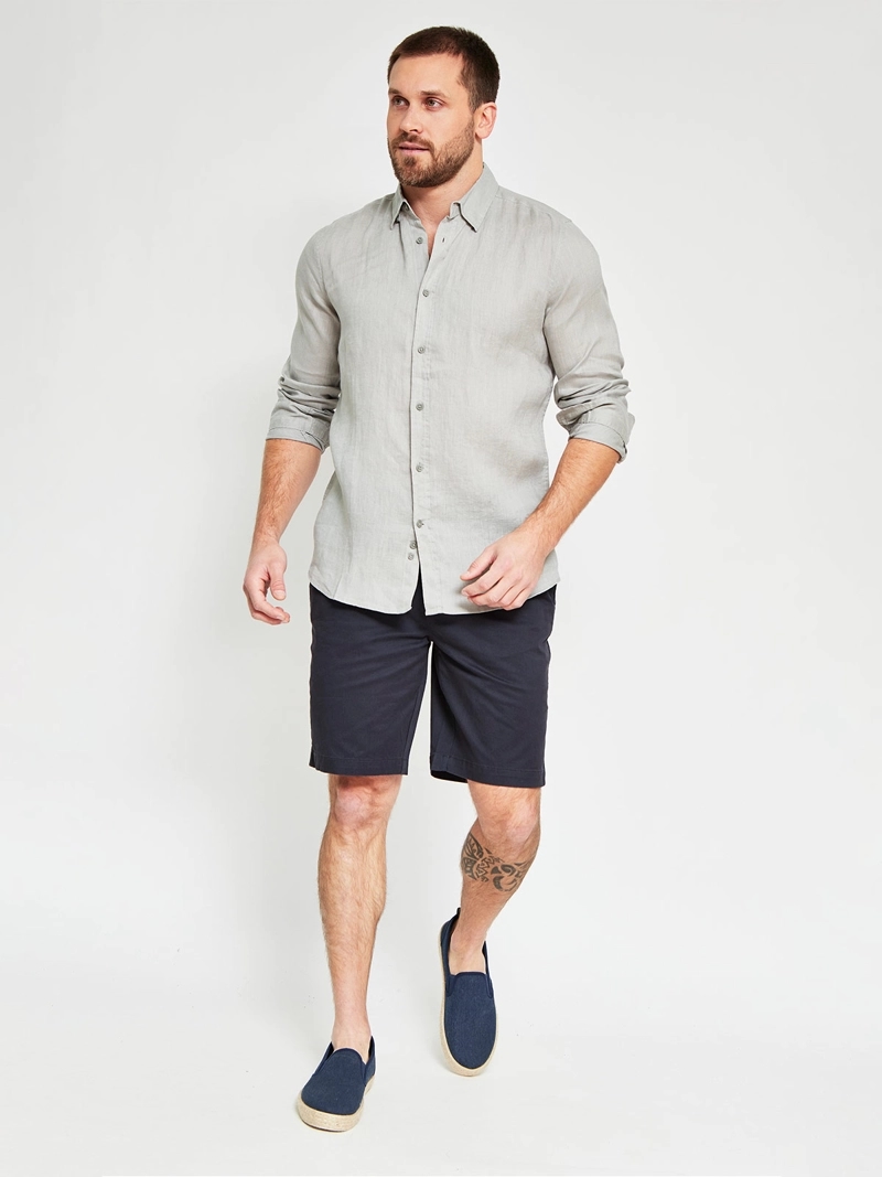 CAMISA MANGA LARGA LINO HOMBRE CACHAREL - 4