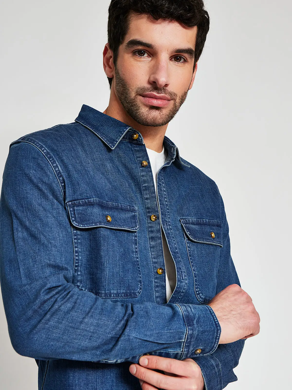 CAMISA MANGA LARGA ALGODÓN HOMBRE NAVIGATA - 3