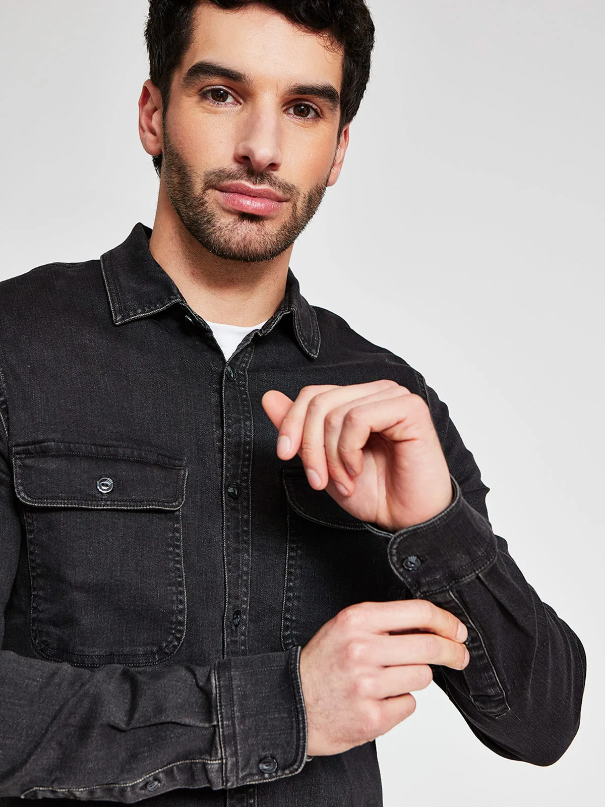 CAMISA MANGA LARGA ALGODÓN HOMBRE NAVIGATA - 3