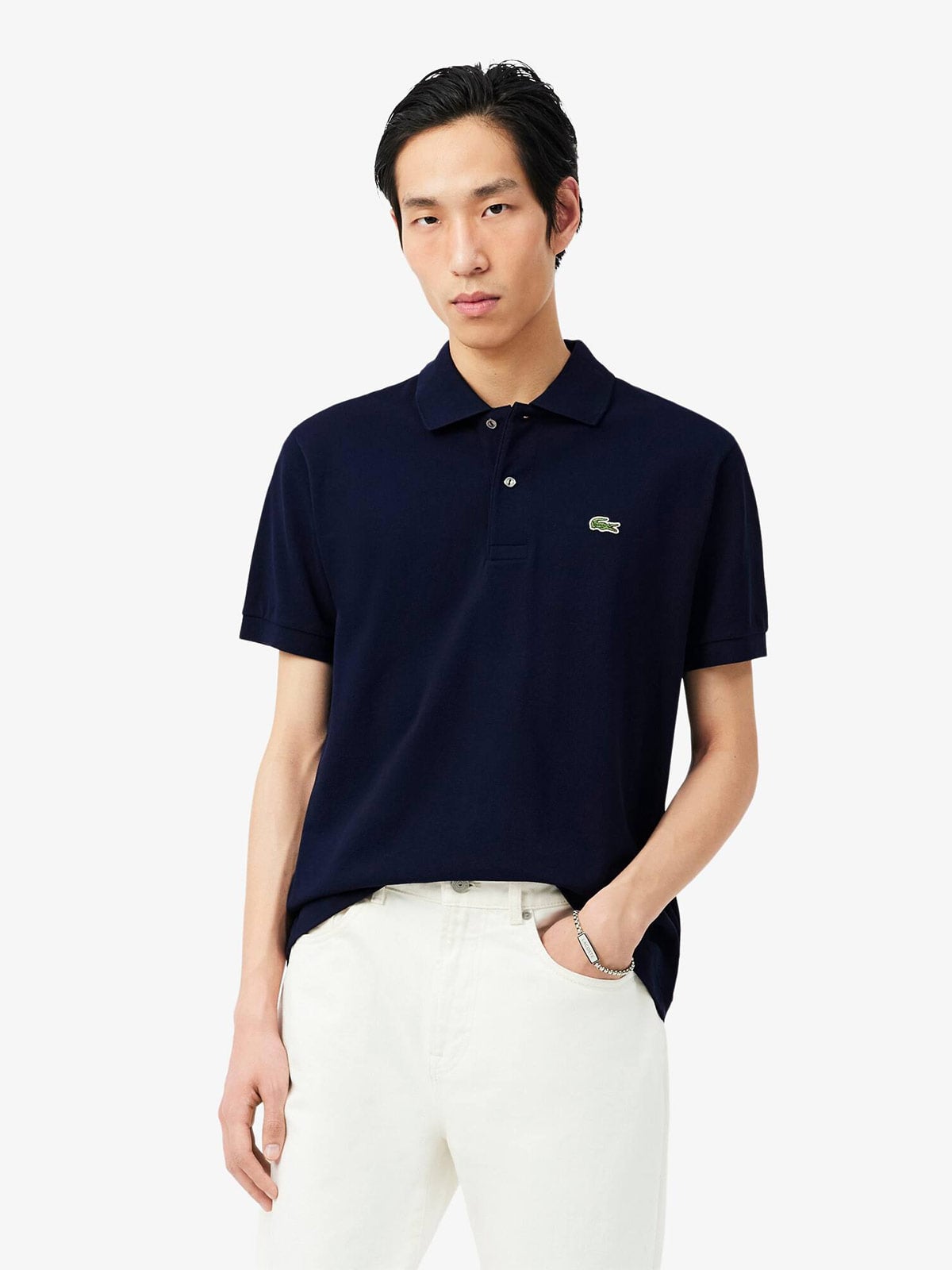 POLO MANGA CORTA ALGODÓN HOMBRE LACOSTE - 1
