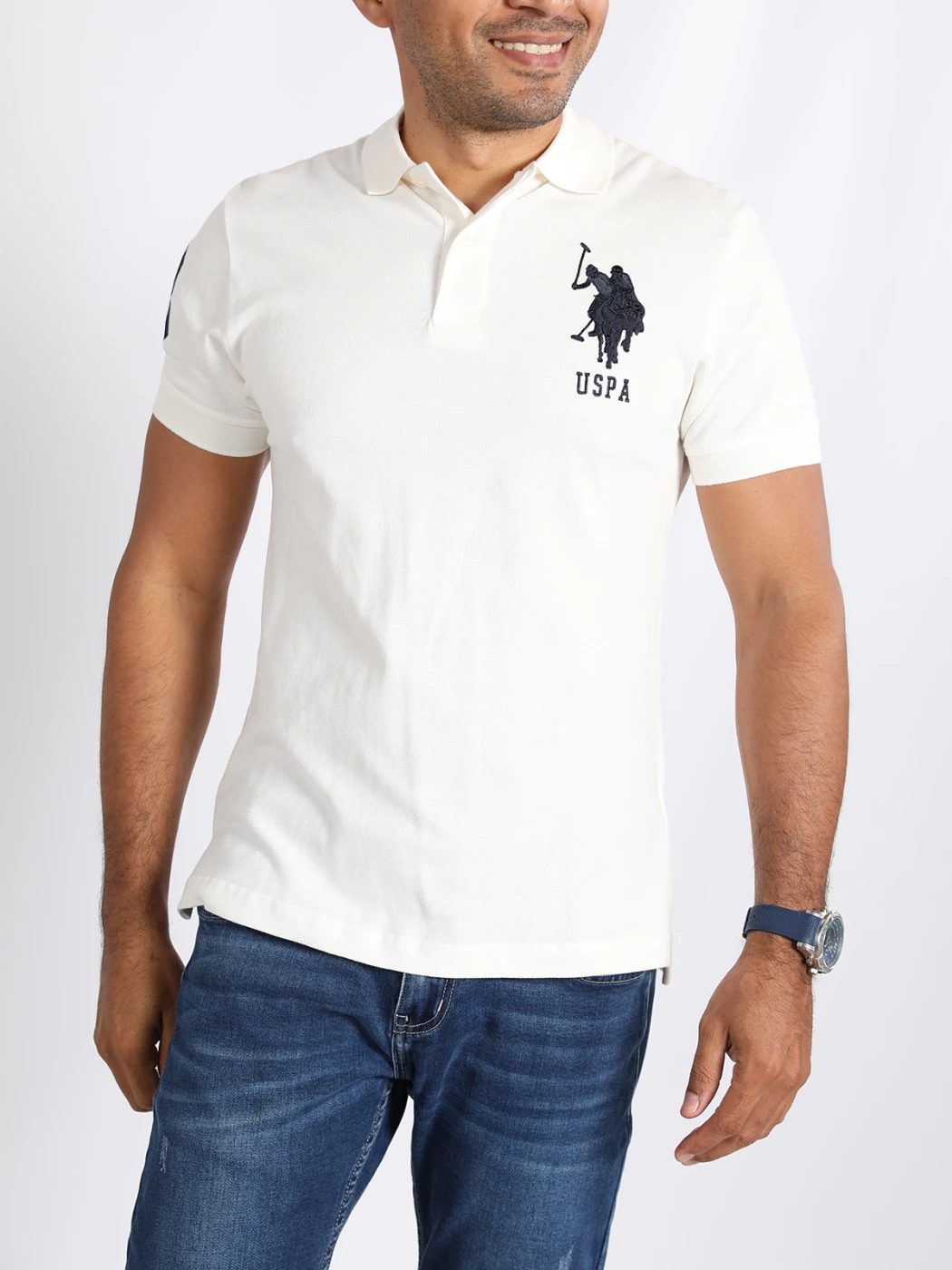 POLO ALGODÓN MANGA CORTA HOMBRE US POLO - 1