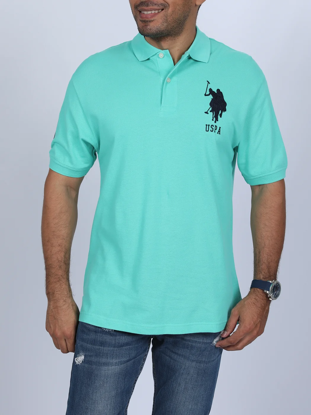 POLO ALGODÓN MANGA CORTA HOMBRE US POLO - 1