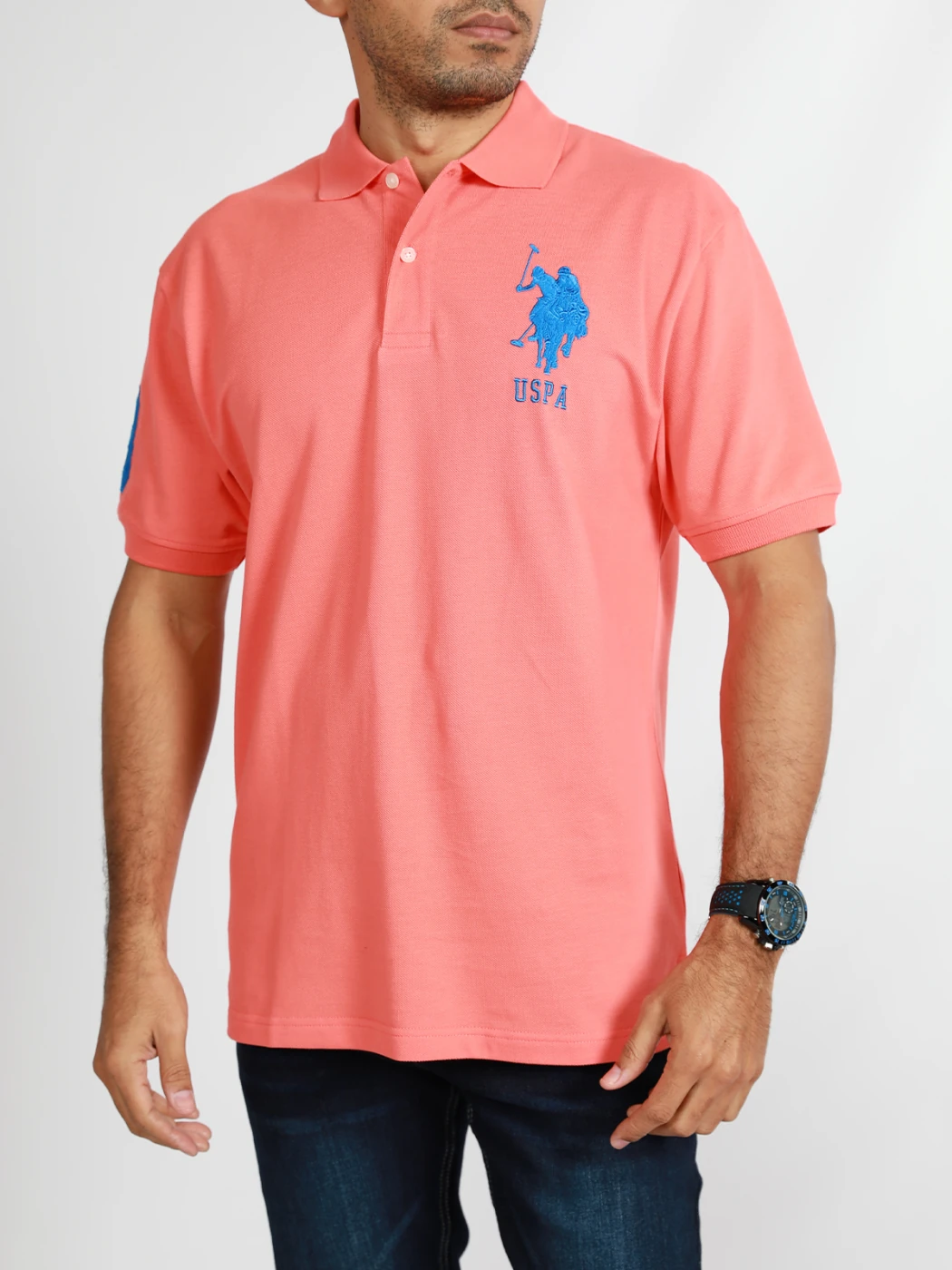 POLO ALGODÓN MANGA CORTA HOMBRE US POLO - 1
