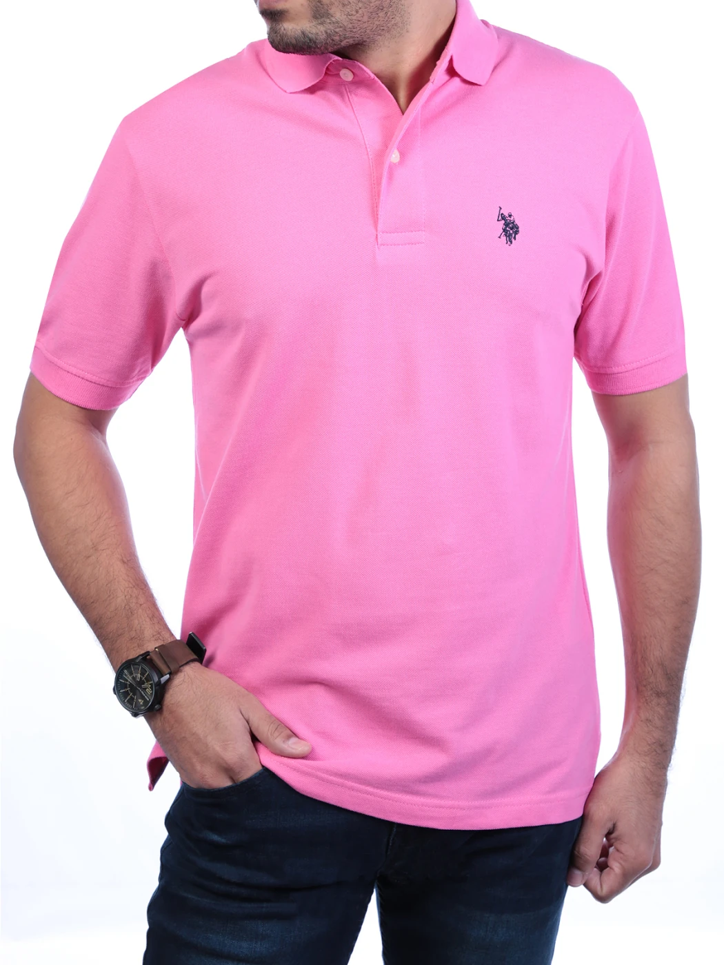 POLO ALGODÓN MANGA CORTA HOMBRE US POLO - 1