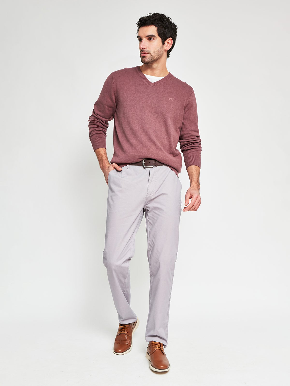 PANTALÓN ALGODÓN HOMBRE KENNETH STEVENS BELT - 4