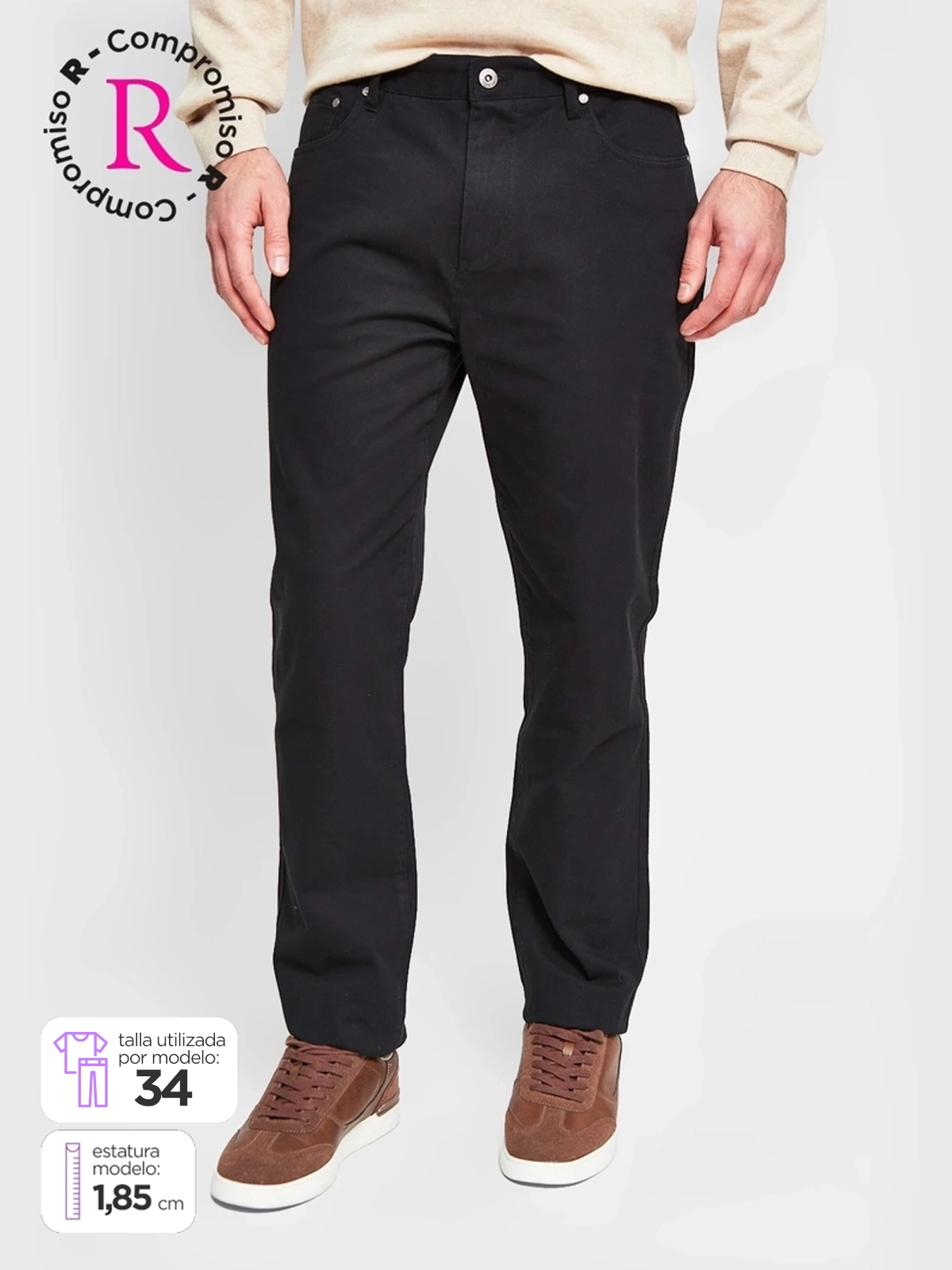 PANTALÓN ALGODÓN HOMBRE KENNETH STEVENS - 1