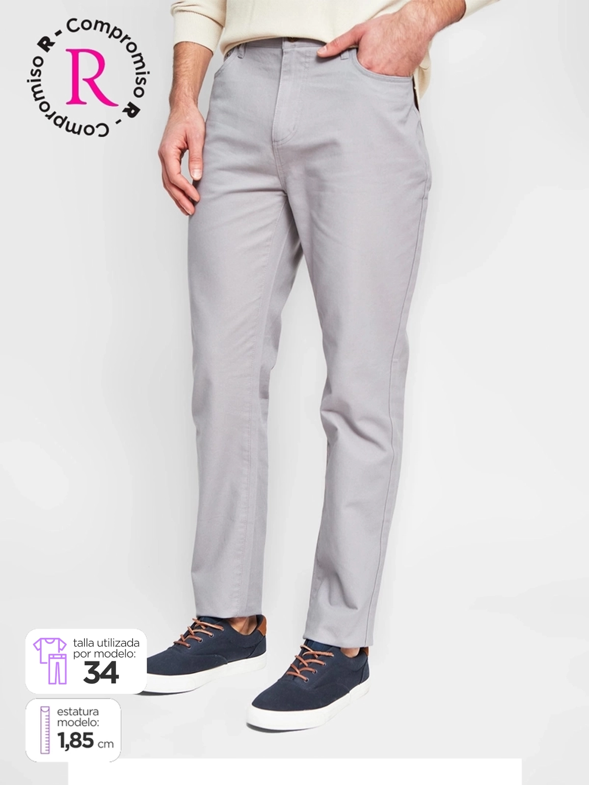 PANTALÓN ALGODÓN HOMBRE KENNETH STEVENS - 1