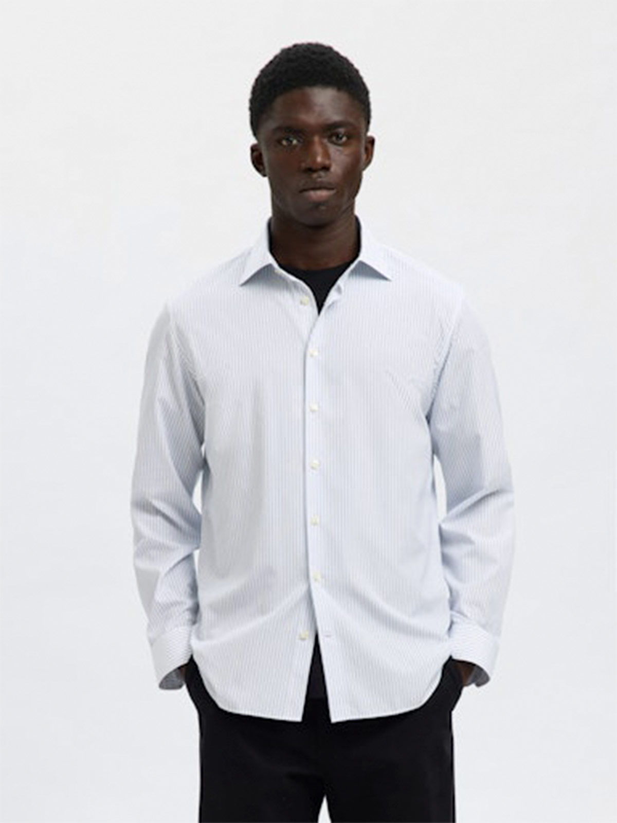 CAMISA MANGA LARGA HOMBRE SELECTED SLIM - 2