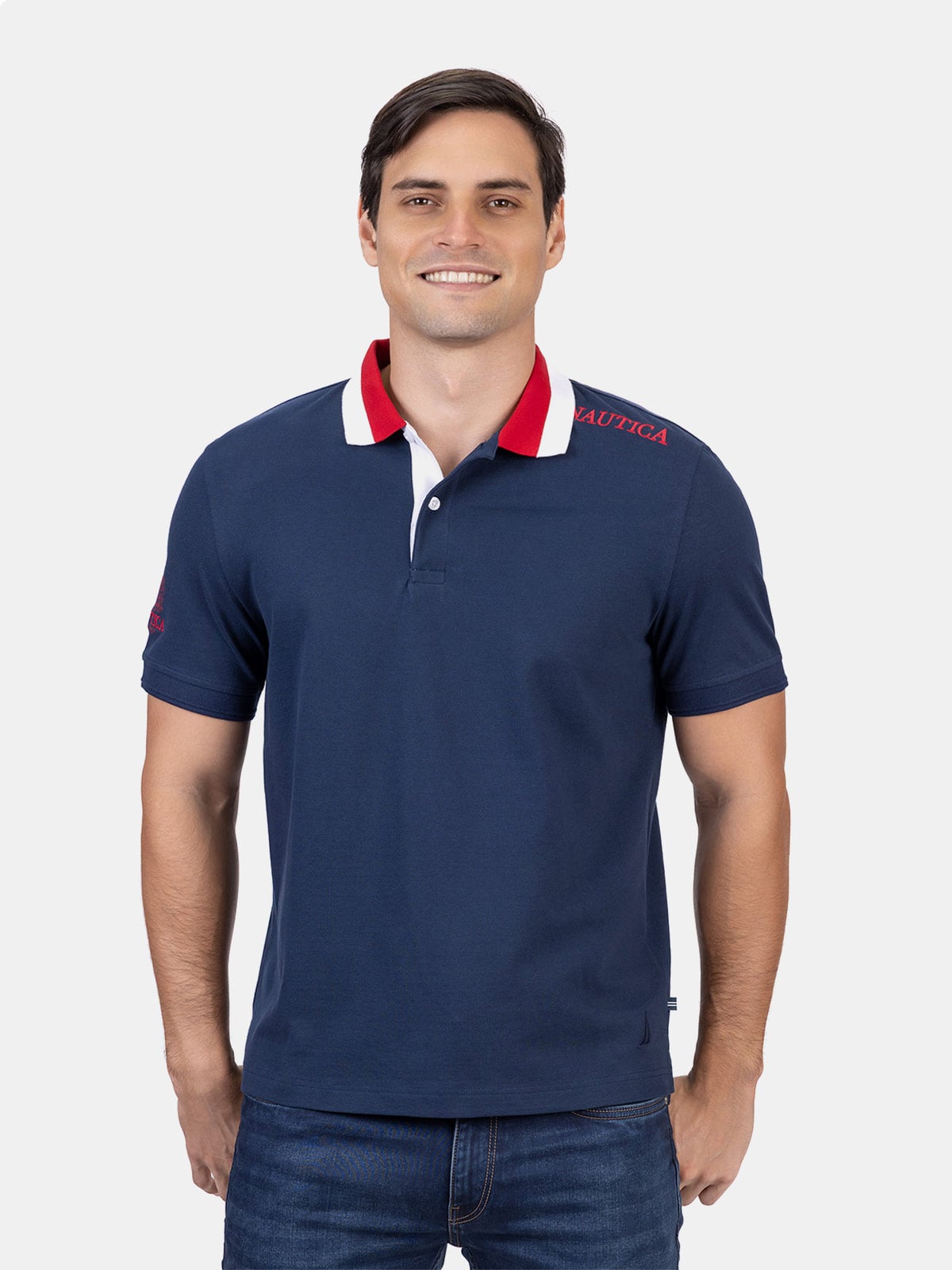 POLO MANGA CORTA HOMBRE NAUTICA - 1