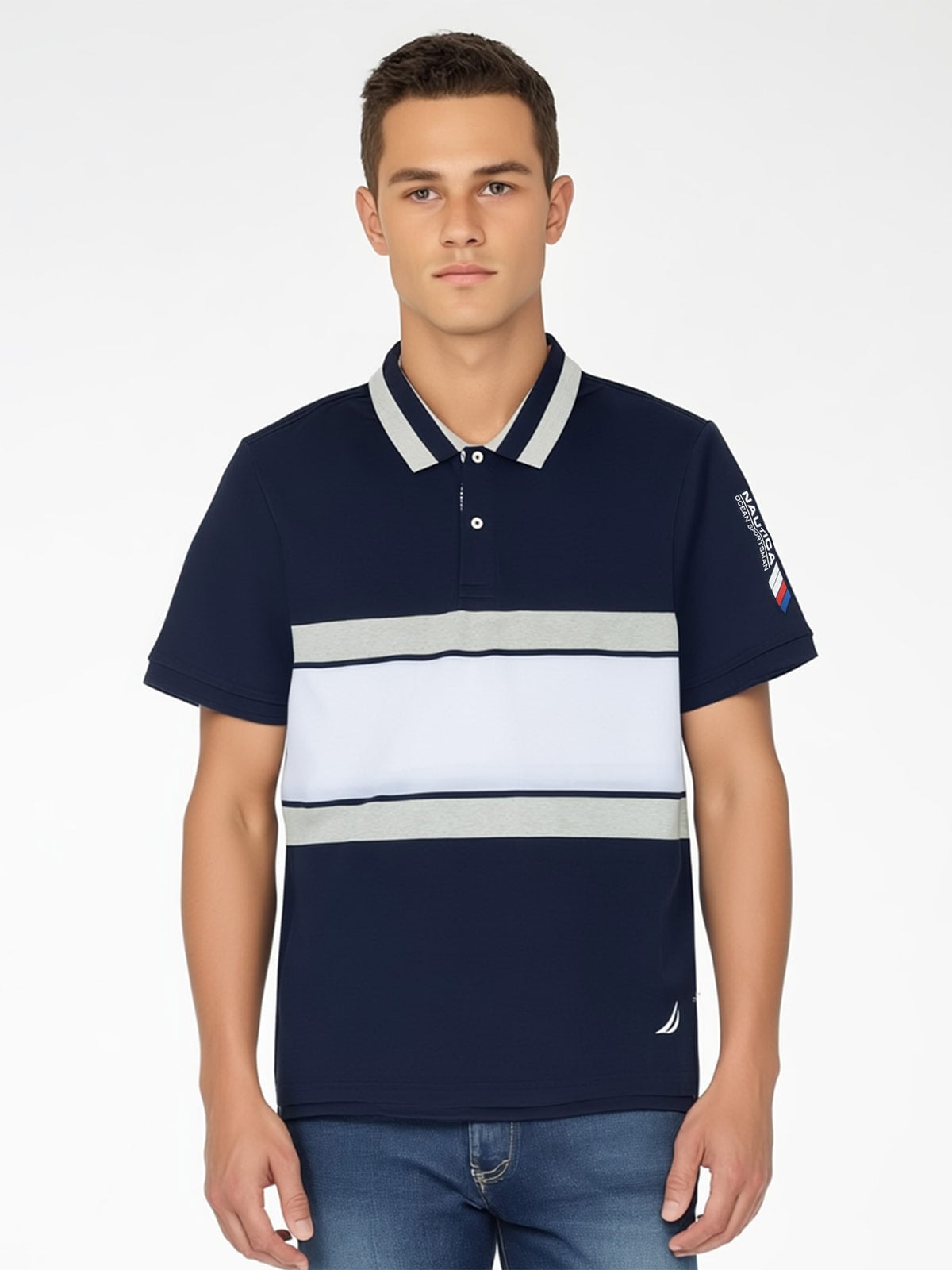 POLO MANGA CORTA HOMBRE NAUTICA - 1