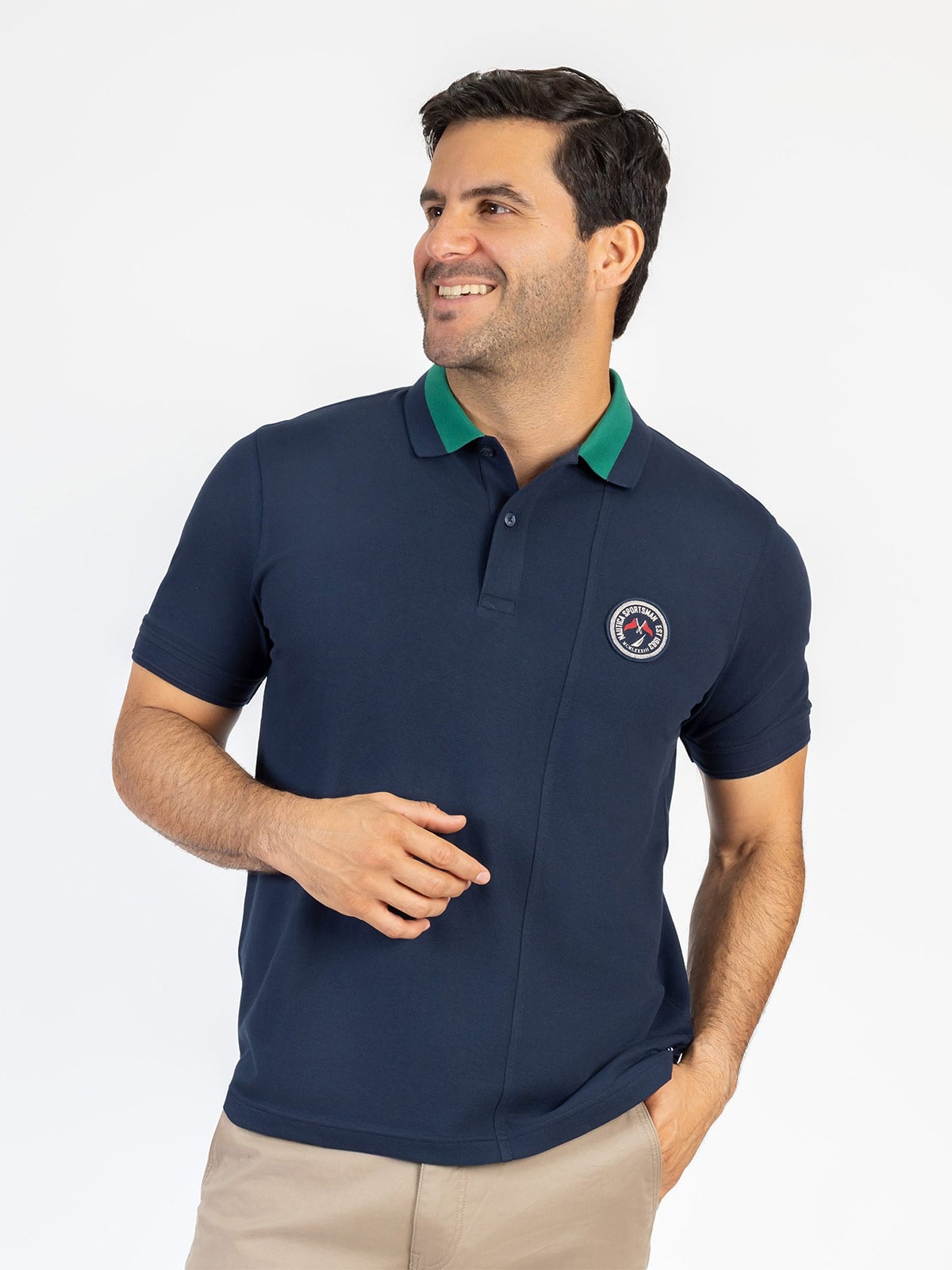 POLO MANGA CORTA HOMBRE NAUTICA - 1