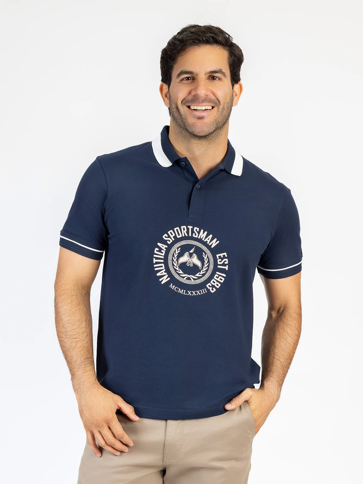 POLO MANGA CORTA HOMBRE NAUTICA - 1