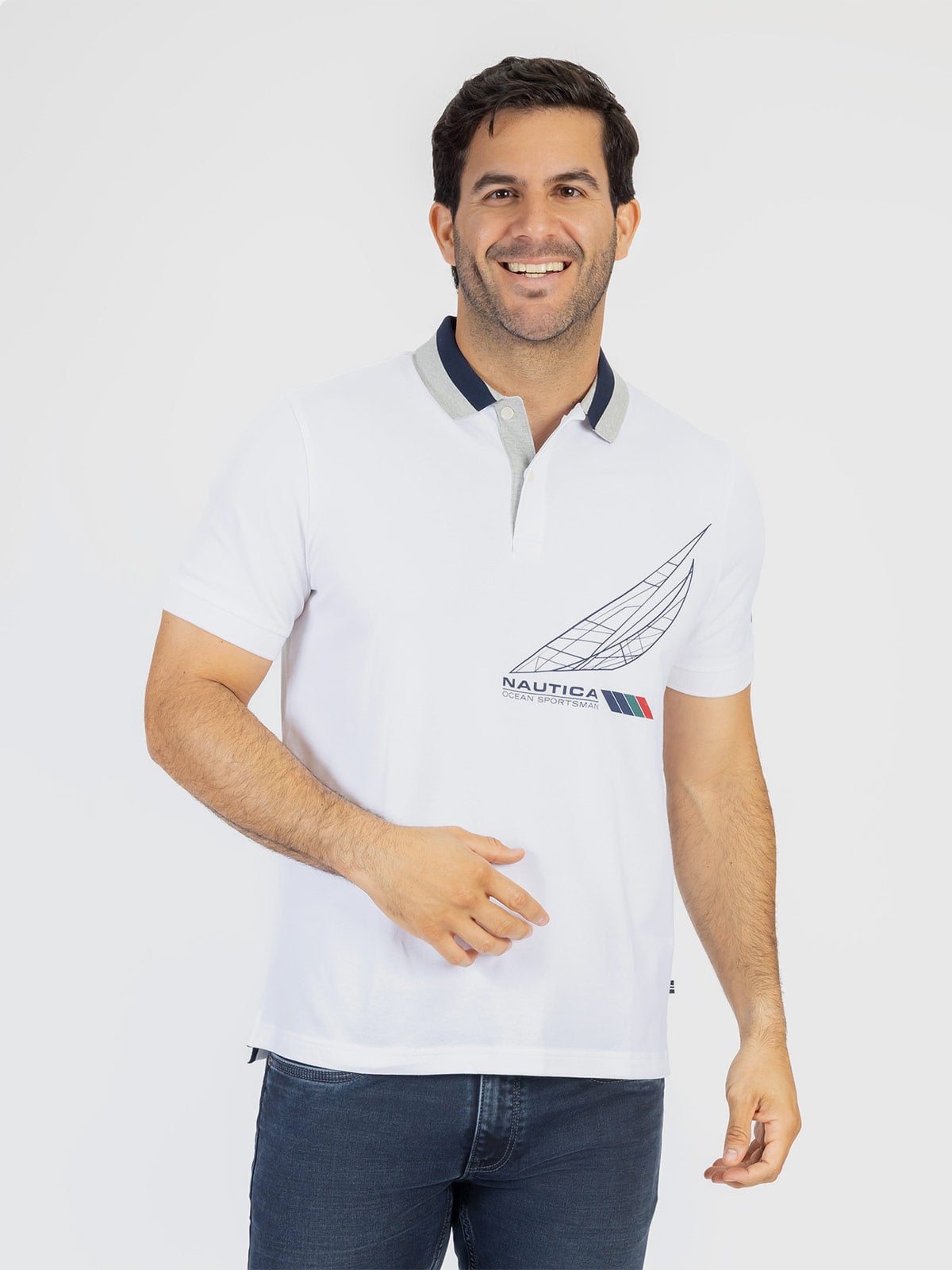 POLO MANGA CORTA HOMBRE NAUTICA - 1