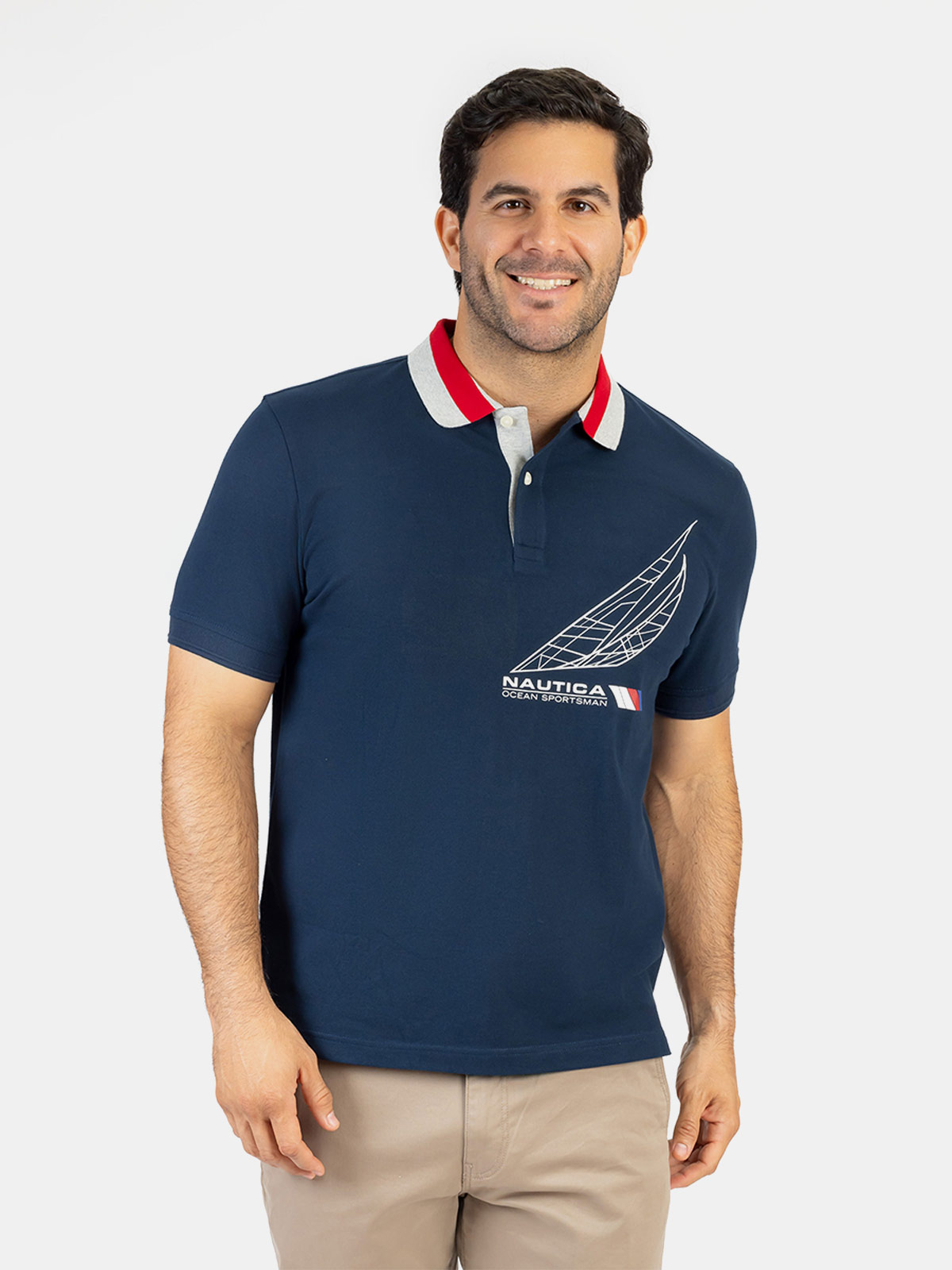 POLO MANGA CORTA HOMBRE NAUTICA - 1