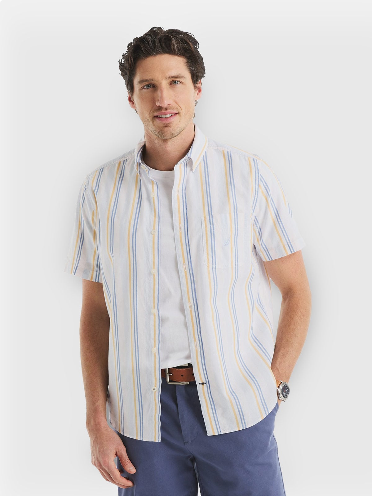 CAMISA MANGA CORTA HOMBRE NAUTICA - 1