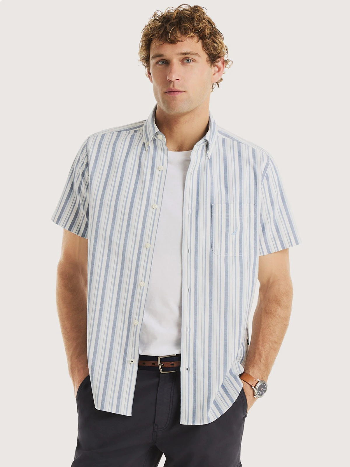 CAMISA MANGA CORTA HOMBRE NAUTICA - 1