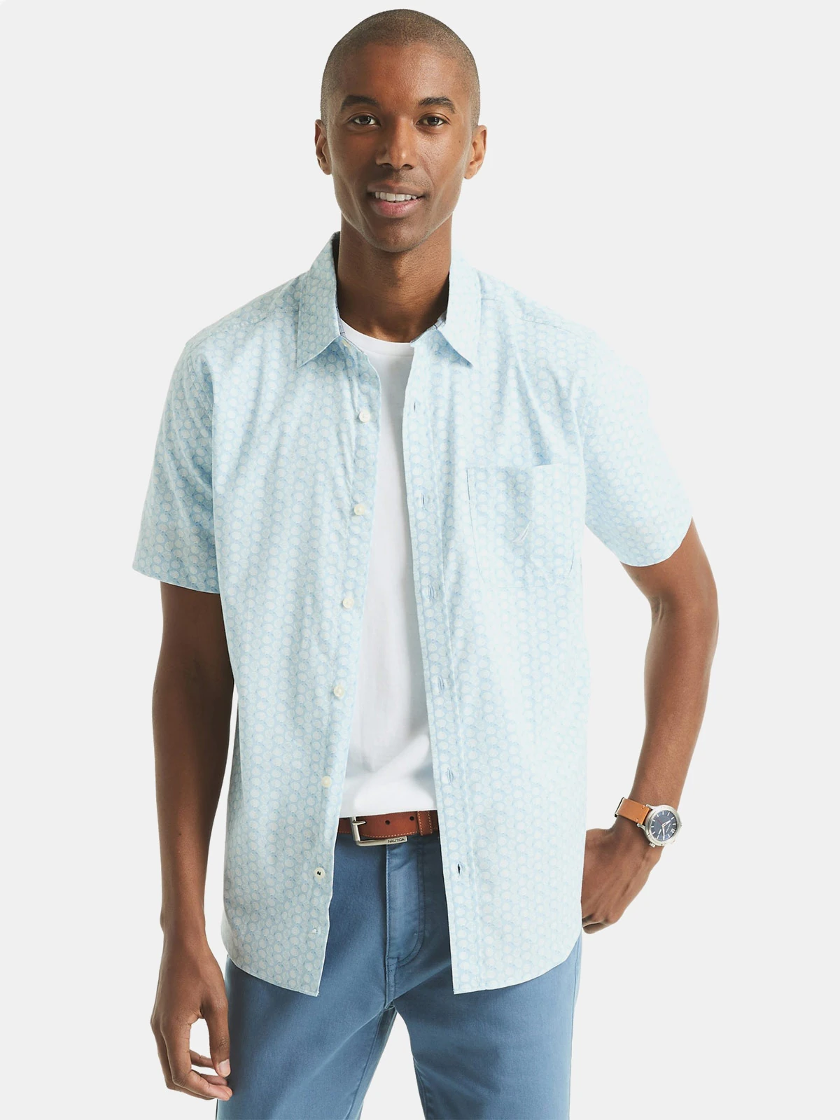 CAMISA MANGA CORTA HOMBRE NAUTICA - 1