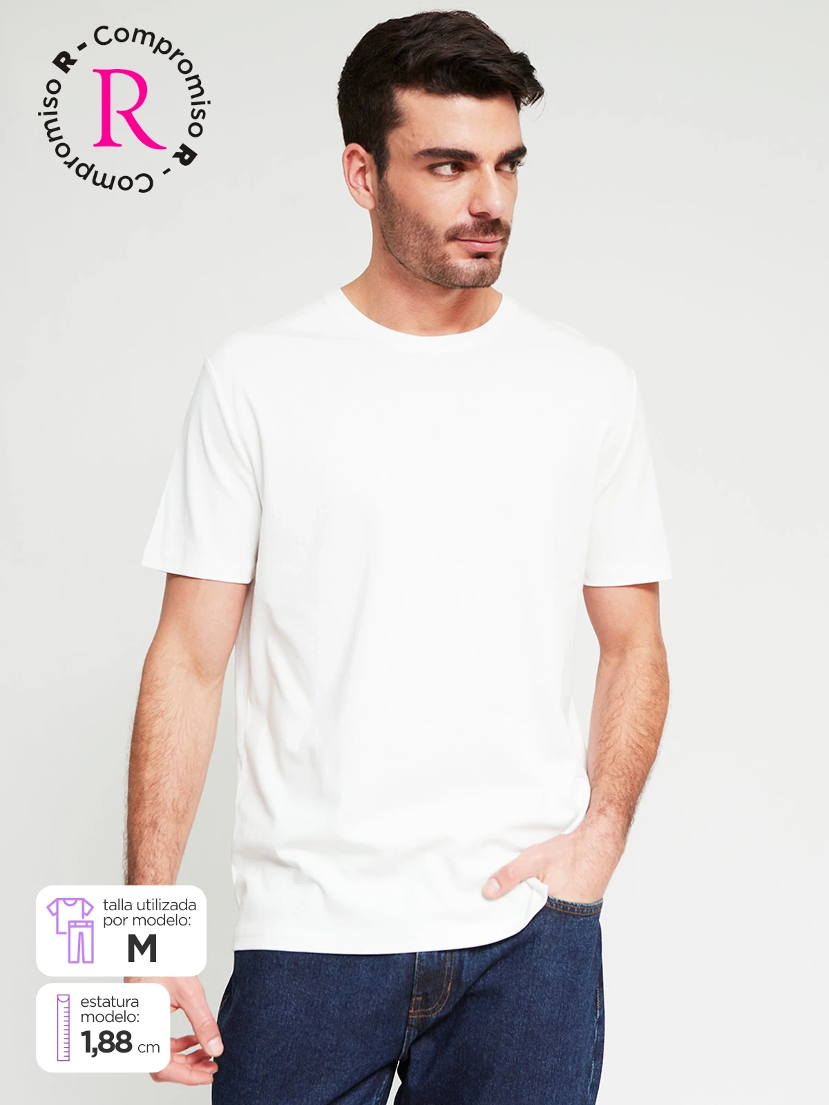 POLO MANGA CORTA ALGODÓN HOMBRE CACHAREL - 1