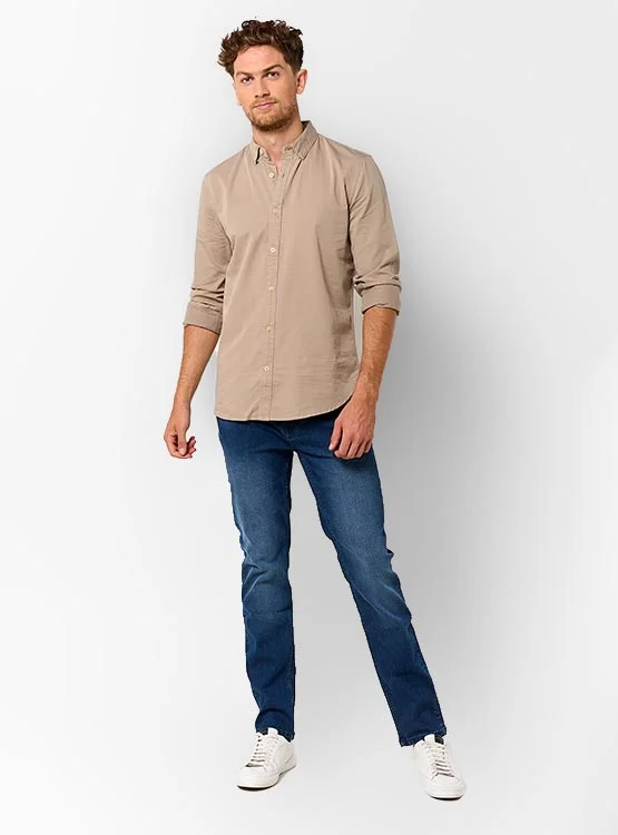 CAMISA MANGA LARGA ALGODÓN HOMBRE MARQUIS - 4