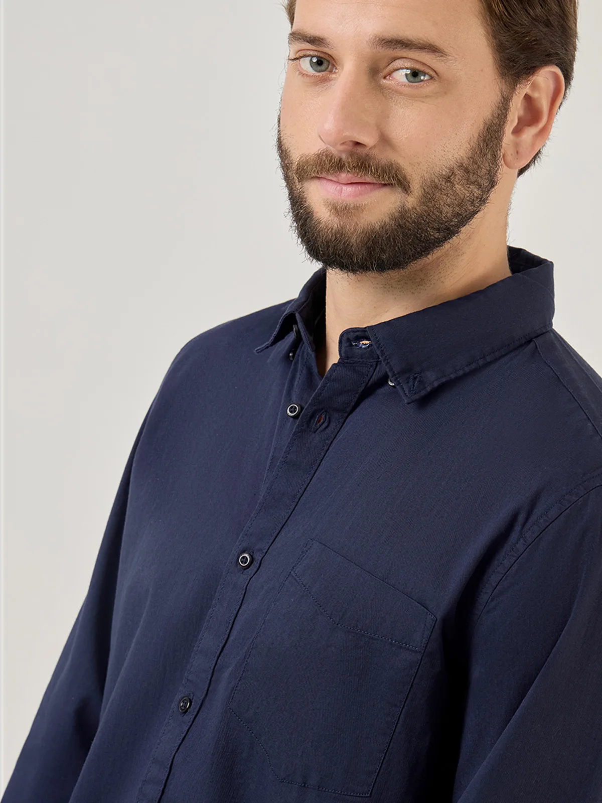 CAMISA MANGA LARGA ALGODÓN HOMBRE NAVIGATA - 4