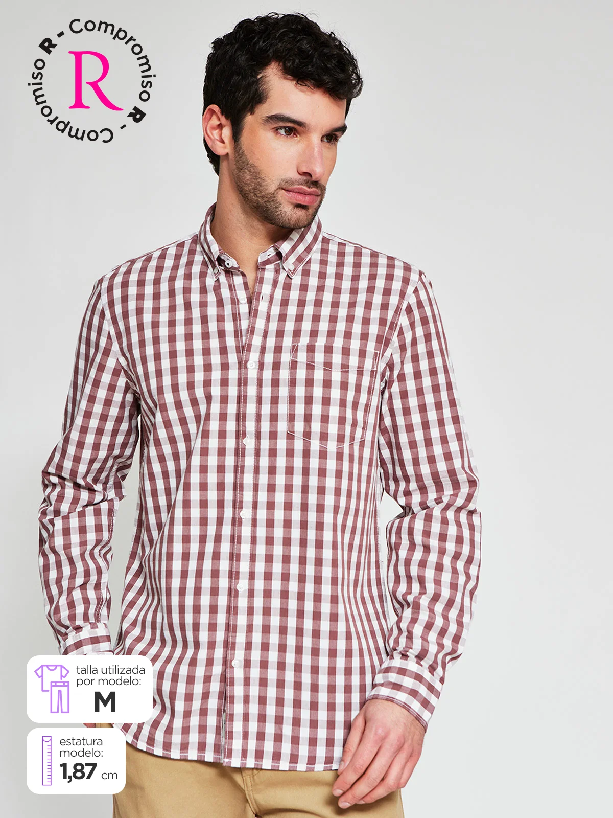 CAMISA MANGA LARGA ALGODÓN HOMBRE NAVIGATA - 1