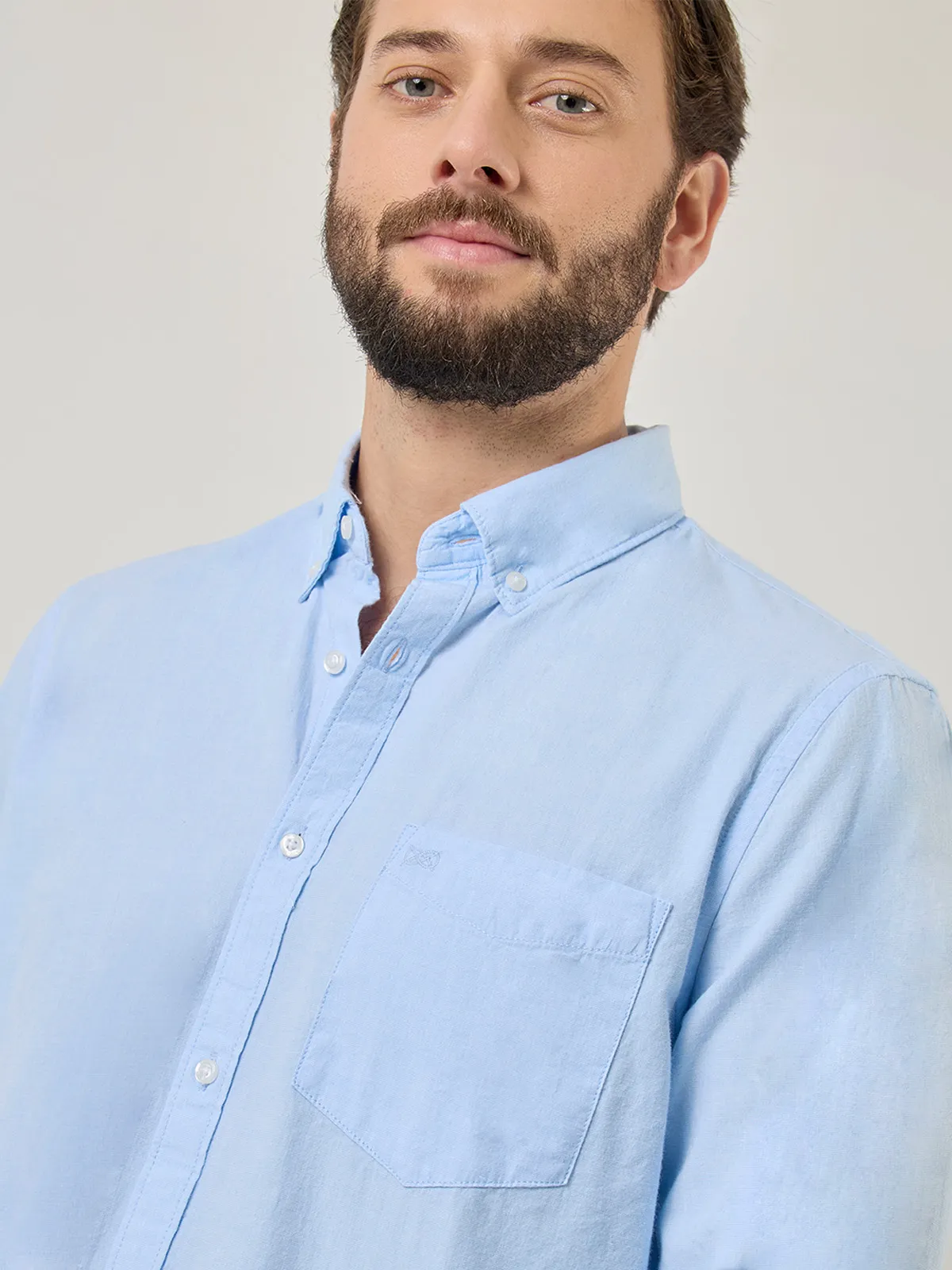 CAMISA MANGA LARGA ALGODÓN HOMBRE NAVIGATA - 4