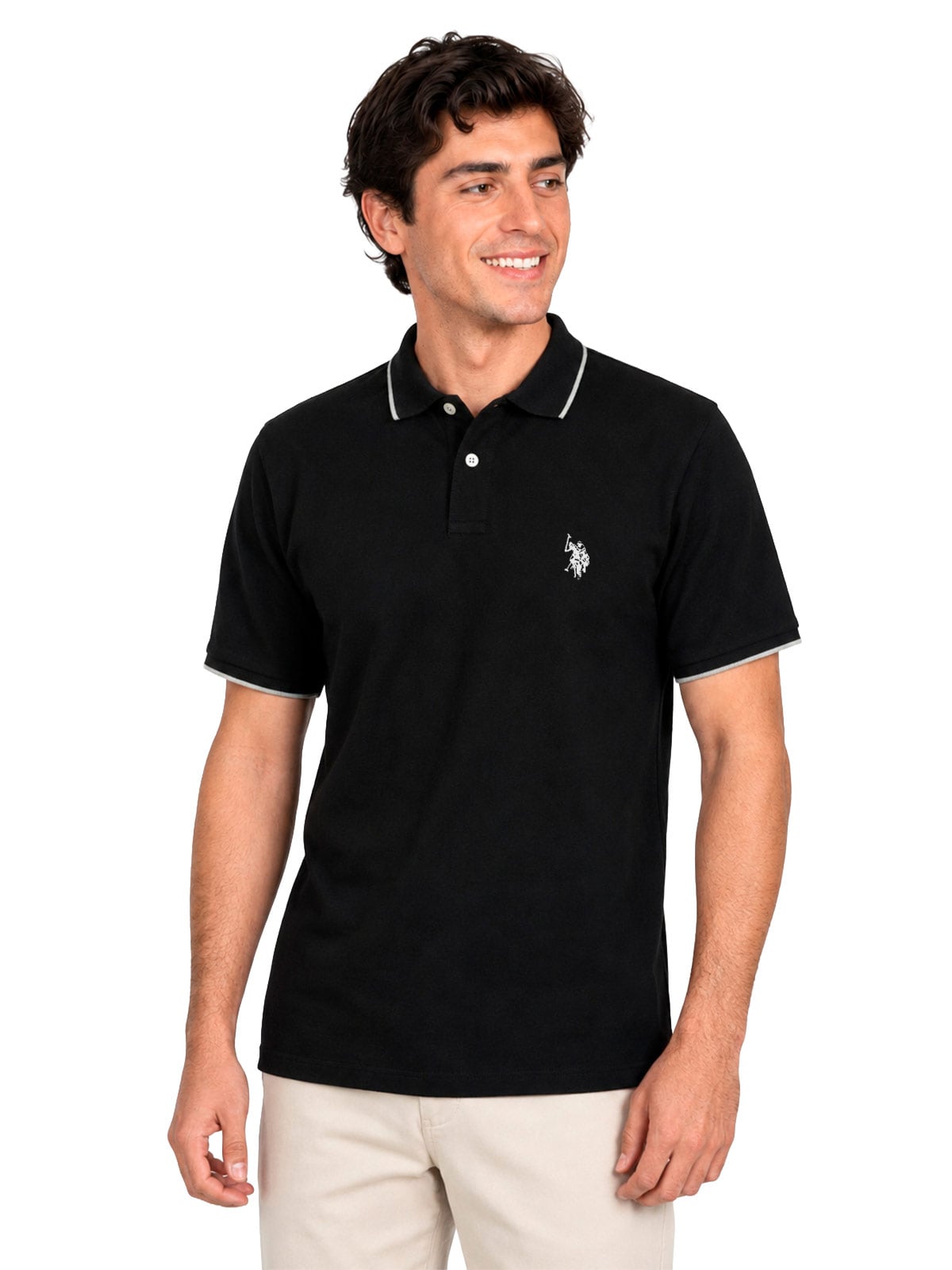 POLO ALGODÓN MANGA CORTA HOMBRE US POLO - 1