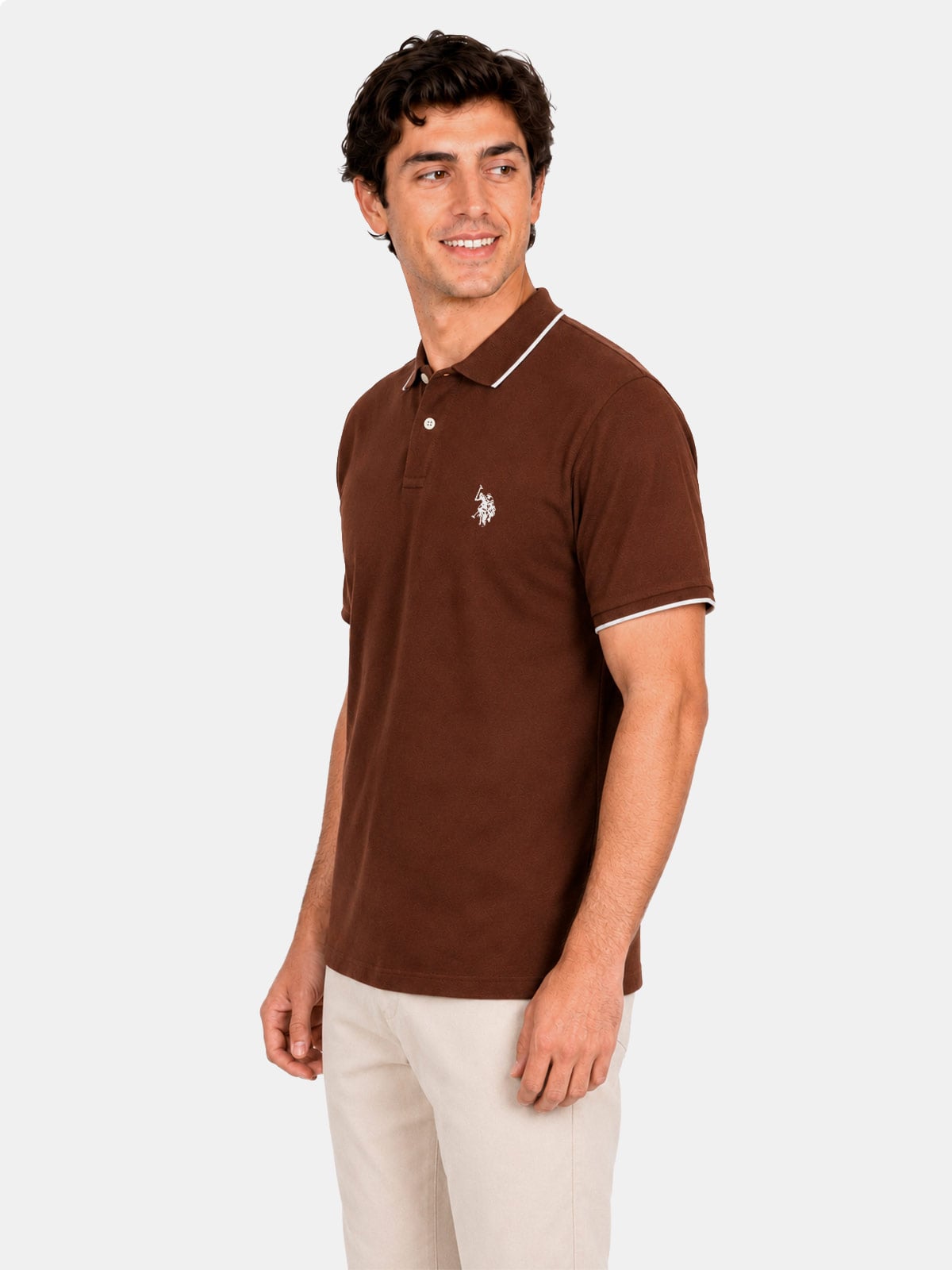 POLO ALGODÓN MANGA CORTA HOMBRE US POLO - 3