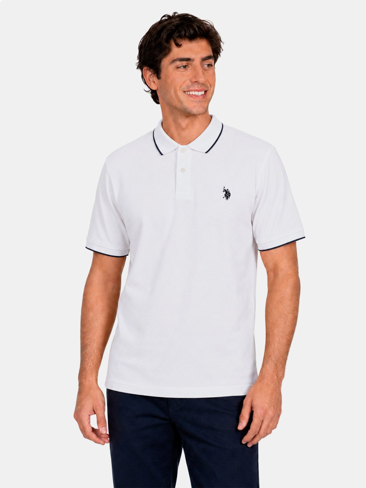 POLO ALGODÓN MANGA CORTA HOMBRE US POLO - 1