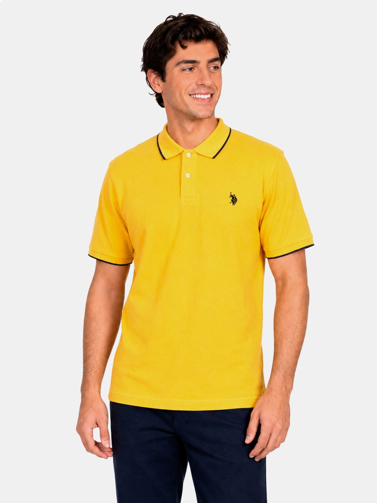 POLO ALGODÓN MANGA CORTA HOMBRE US POLO - 1