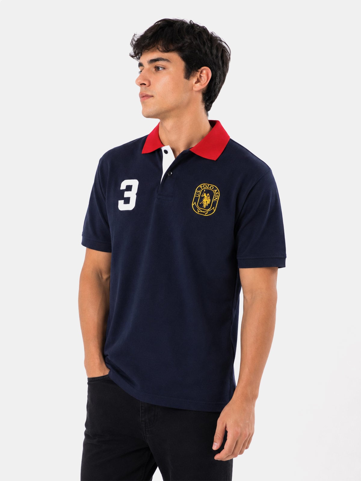 POLO ALGODÓN MANGA CORTA HOMBRE US POLO - 1