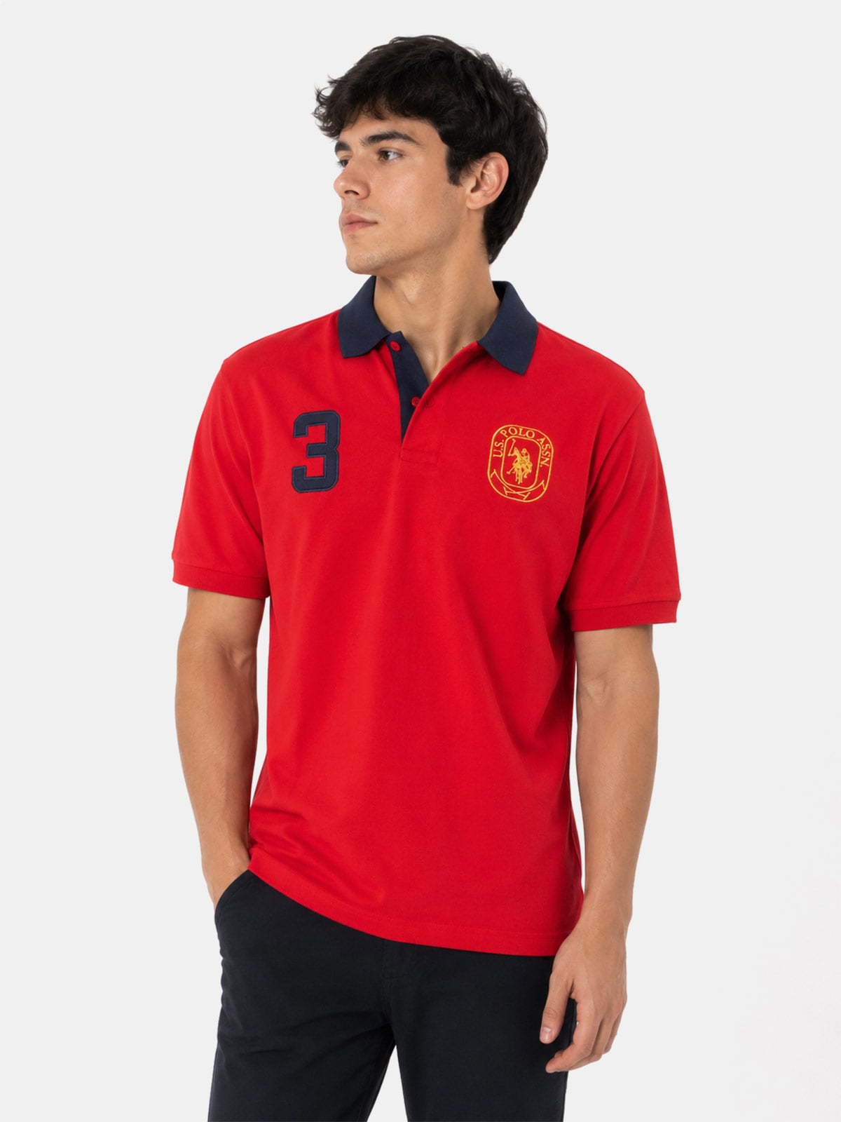 POLO ALGODÓN MANGA CORTA HOMBRE US POLO - 1