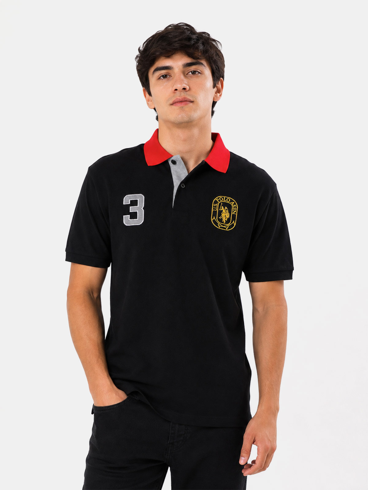 POLO ALGODÓN MANGA CORTA HOMBRE US POLO - 1
